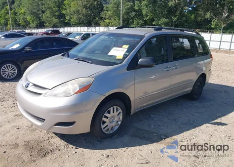 2007 Toyota Sienna Ce из США, поврежденный, VIN 5TDZK23C77S001981